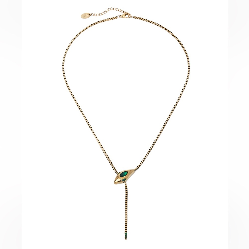 Taylor Swift Reputation All I Think About Is Karma Snake Necklace
